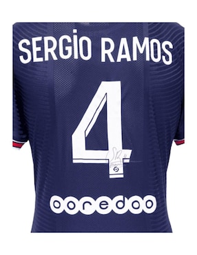 Jersey autografiado por Sergio Ramos Club de Idolos