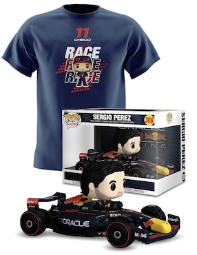 Funko Pop Pop! Red Bull Racing Formula One Team Sergio Pérez 2 en 1