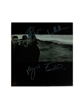 Disco De Vinilo Autografiado Por U2 Club De Idolos