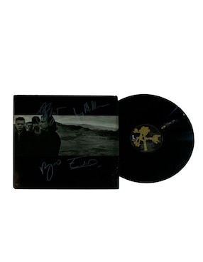 Disco de vinilo autografiado por U2 Club De Idolos