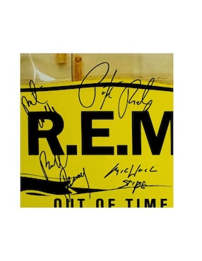 Disco de vinilo autografiado por R.E.M Club De Idolos