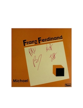 Disco De Vinilo Autografiado Por Franz Ferdinand Club De Idolos