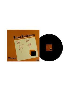 Disco de vinilo autografiado por Franz Ferdinand Club De Idolos