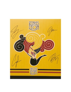 Disco de vinilo autografiado por Kings Of Leon Club De Idolos