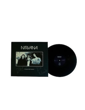 Disco de vinilo autografiado por Nirvana Club De Idolos