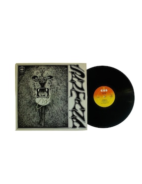 Disco de vinilo autografiado por Santana Club De Idolos