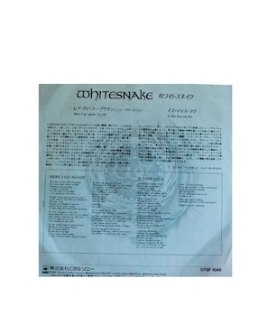 Disco de vinilo autografiado por Whitesnake Club De Idolos