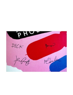 Disco de vinilo autografiado por Phoenix Club De Idolos
