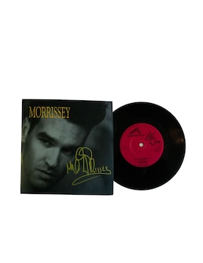 Disco de vinilo autografiado por Morrissey Club De Idolos