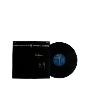 Disco de vinilo autografiado por The Velvet Underground Club De Idolos
