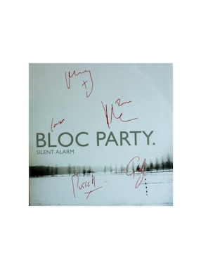 Disco De Vinilo Autografiado Por Bloc Party Club De Idolos