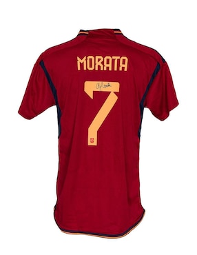 Jersey Autografiado Por Álvaro Morata Club De Idolos