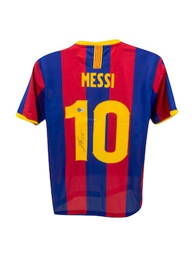 Jersey Autografiado Por Lionel Messi Club De Idolos