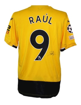 Jersey autografiado por Raúl Jimenez Club De Idolos
