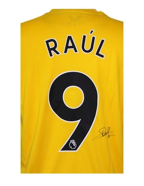 Jersey autografiado por Raúl Jimenez Club De Idolos