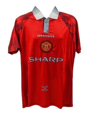 Jersey autografiado por Eric Cantona Club De Idolos