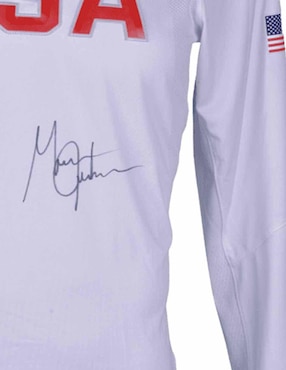 Jersey autografiado por Michael Johnson Club De Idolos