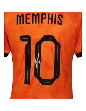 Jersey autografiado por Memphis Depay Club De Idolos
