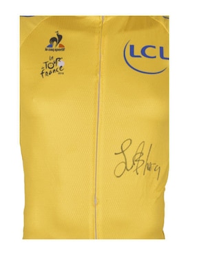 Playera autografiada por Lance Armstrong Club de Idolos