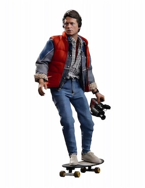 Figura De Colección Articulada Back To The Future Marty Mcfly Hot Toys