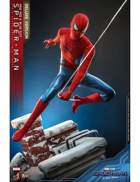 Figura de colección articulada Spider-Man: No Way Home Spider-Man deluxe Hot Toys