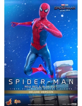 Figura de colección articulada Spider-Man: No Way Home Spider-Man deluxe Hot Toys