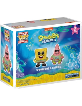 Funko POP! Keychain Bob Esponja Bob Esponja y Patricio