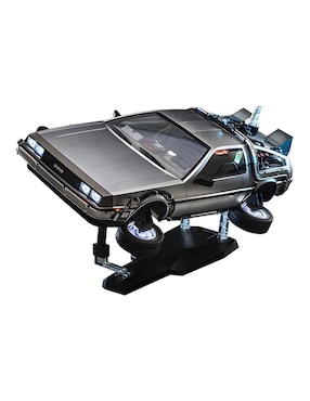 Figura De Colección Articulada Back To The Future II Delorean Time Machine Hot Toys Con Luz