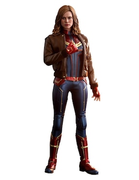 Figura De Acción Articulada Marvel: Avengers Captain Marvel Hot Toys Con Luz