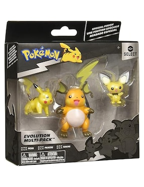 Set figuras acción Pokémon Pikachu collectors Jazwares