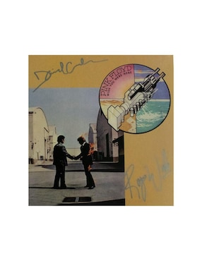 Disco de vinilo autografiado por Pink Floyd Club de Idolos