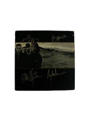 Disco de vinilo autografiado por U2 Club de Idolos