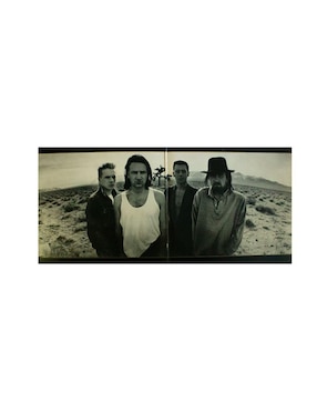 Disco de vinilo autografiado por U2 Club de Idolos