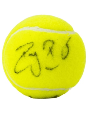 Pelota autografiada por Roger Federer Club de Idolos