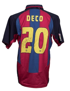 Jersey autografiado por Deco Club de Idolos
