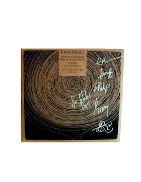 Disco De Vinilo Autografiado Por Radiohead Club De Idolos