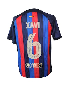 Jersey Autografiado Por Xavi Hernández Club De Idolos