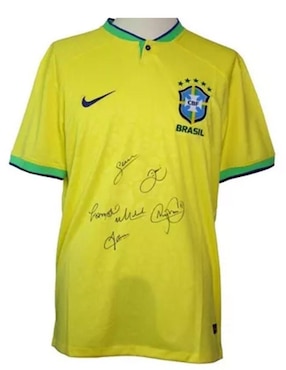 Jersey autografiado por Equipo de la Selección de Brasil Club de Idolos