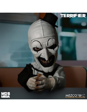 Figura coleccionable articulada Terrifier Art The Clown Mezco con sonido