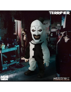 Figura coleccionable articulada Terrifier Art The Clown Mezco con sonido