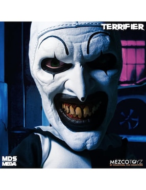 Figura coleccionable articulada Terrifier Art The Clown Mezco con sonido