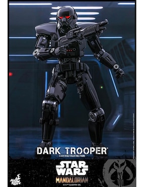 Figura coleccionable articulada Star Wars The Mandalorian Dark Trooper Hot Toys