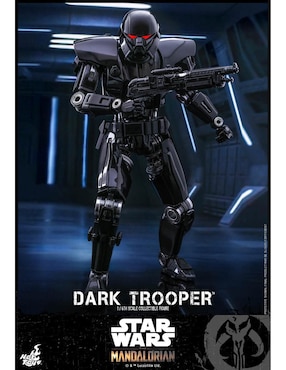 Figura coleccionable articulada Star Wars The Mandalorian Dark Trooper Hot Toys