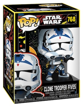 Funko Pop! Star Wars Clone Trooper Fives cabeza oscilante