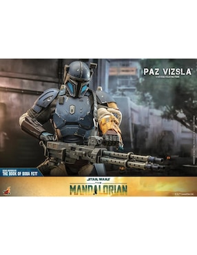 Figura coleccionable articulada Star Wars The Mandalorian Paz Vizsla Hot Toys