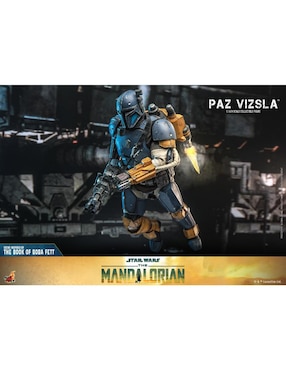 Figura coleccionable articulada Star Wars The Mandalorian Paz Vizsla Hot Toys
