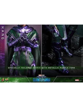 Figura coleccionable articulada Ant-Man and The Wasp Quantumania Kang el conquistador Hot Toys