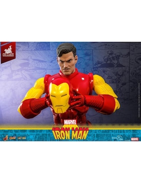 Figura coleccionable articulada Marvel Avengers: Iron Man Hot Toys con luz