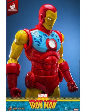 Figura coleccionable articulada Marvel Avengers: Iron Man Hot Toys con luz