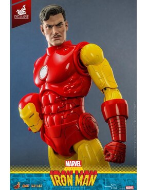 Figura coleccionable articulada Marvel Avengers: Iron Man Hot Toys con luz
